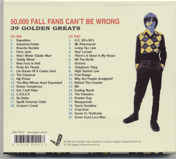 The Fall : 50,000 Fall Fans Can't Be Wrong - 39 Golden Greats (2xCD, Comp)