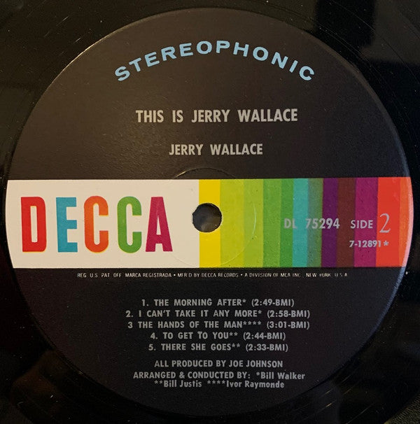 Jerry Wallace : This Is Jerry Wallace (LP, Album)