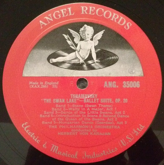 Philharmonia Orchestra, Herbert Von Karajan : Tchaikovsky Ballet Suites (LP, Album, RE)