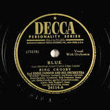 Bing Crosby And Eddie Condon And His Orchestra : Blue / After You've Gone (Shellac, 10")