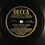 Bing Crosby And Eddie Condon And His Orchestra : Blue / After You've Gone (Shellac, 10")