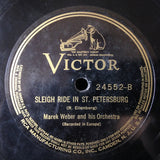 Marek Weber And His Orchester* : Chimes From The Tower Of The Monastery Church Of The Arch Abbey At Beuron / Sleigh Ride In St. Petersburg (Shellac, 10", RP)