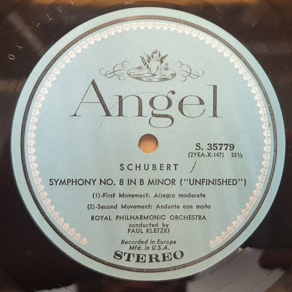 Franz Schubert, Royal Philharmonic Orchestra . Paul Kletzki : Symphony No. 8 In B Minor “Unfinished” / Music From “Rosamunde” (LP, RP, Blu)
