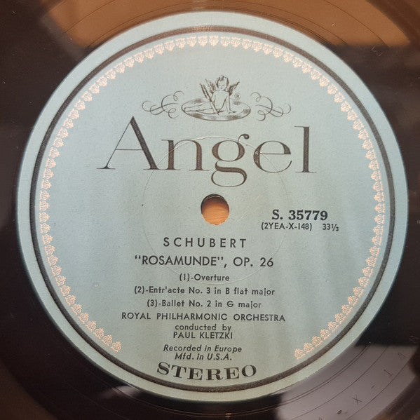 Franz Schubert, Royal Philharmonic Orchestra . Paul Kletzki : Symphony No. 8 In B Minor “Unfinished” / Music From “Rosamunde” (LP, RP, Blu)