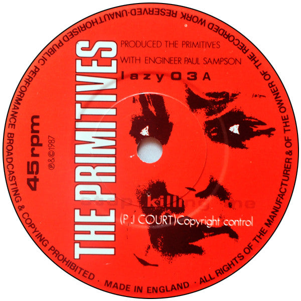 The Primitives : Stop Killing Me (7", Single)