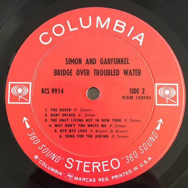 Simon & Garfunkel : Bridge Over Troubled Water (LP, Album)