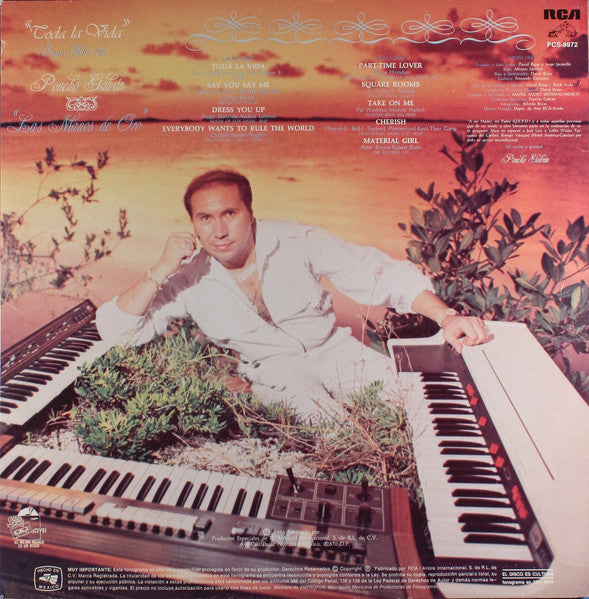 Poncho Galván : "Toda La Vida" Super Hits '86 (LP)
