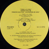 Poncho Galván : "Toda La Vida" Super Hits '86 (LP)