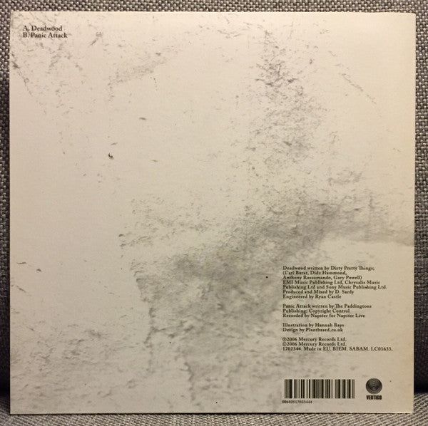 Dirty Pretty Things : Deadwood (7", Num)