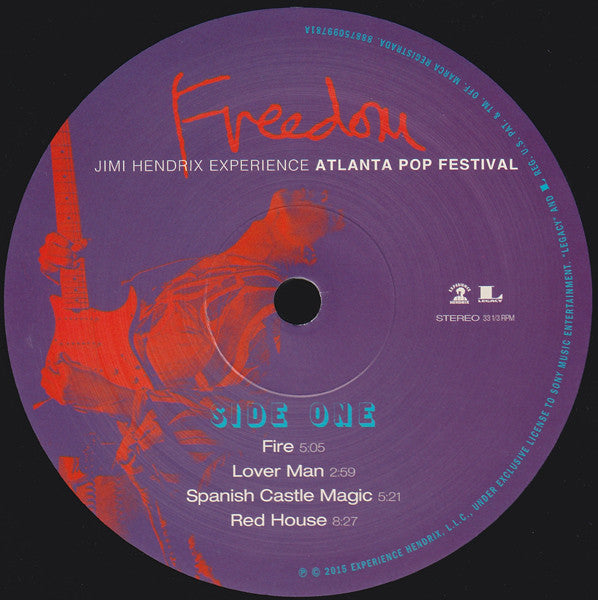 Jimi Hendrix Experience* : Freedom: Atlanta Pop Festival (2xLP, Album, 200)