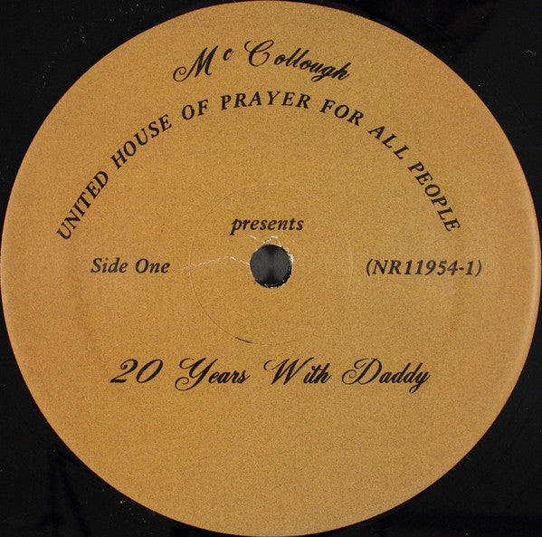 Bishop W. McCollough : 20 Years With Daddy (LP)