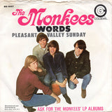 The Monkees : Pleasant Valley Sunday / Words (7", Single)