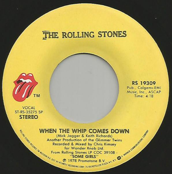 The Rolling Stones : Beast Of Burden (7", Single)