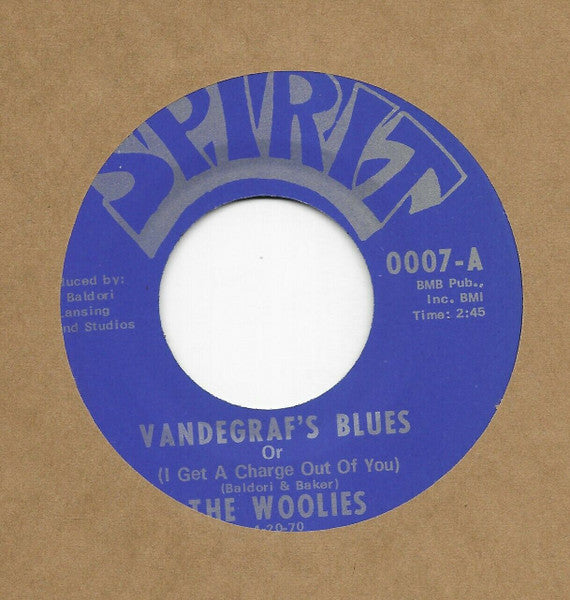 The Woolies : Vandergraf's Blues (7", Single)