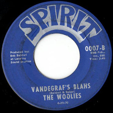 The Woolies : Vandergraf's Blues (7", Single)