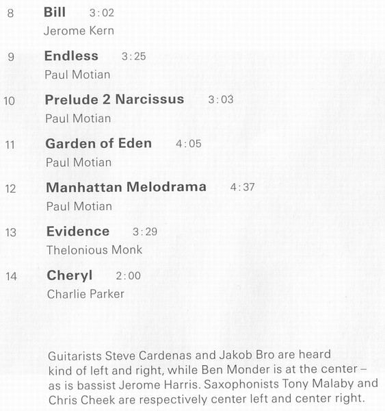 Paul Motian Band : Garden Of Eden (CD, Album)