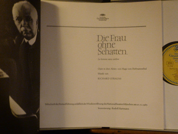 Richard Strauss : Die Frau Ohne Schatten (4xLP, RP, Aut + Box, Boo)