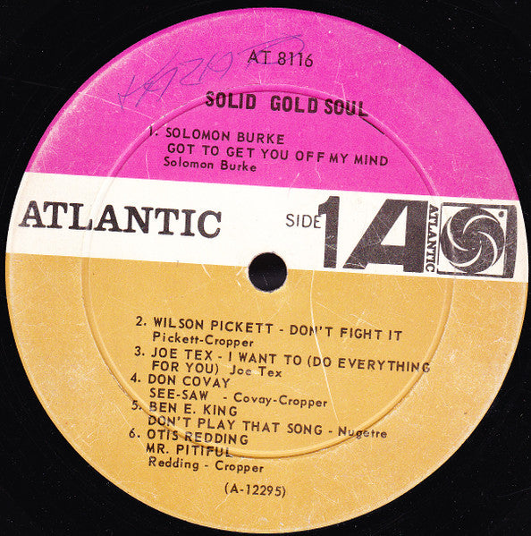 Various : Solid Gold Soul (LP, Comp, Mono, Ind)