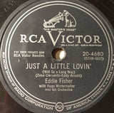 Eddie Fisher With Hugo Winterhalter Orchestra : I'm Yours / Just A Little Lovin' (Shellac, 10")