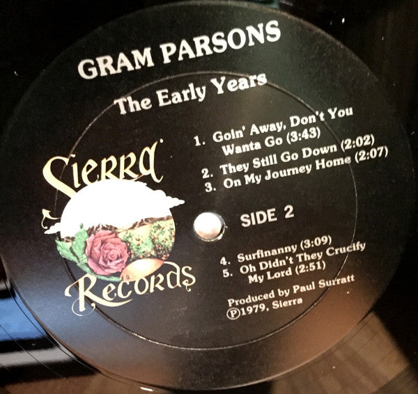 Gram Parsons : The Early Years 1963-65 (LP, Comp, RE)