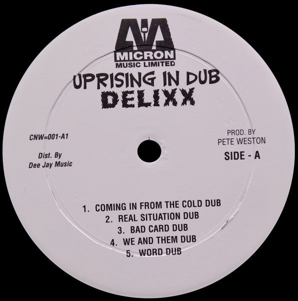 Delixx : Uprising In Dub (LP, RE)