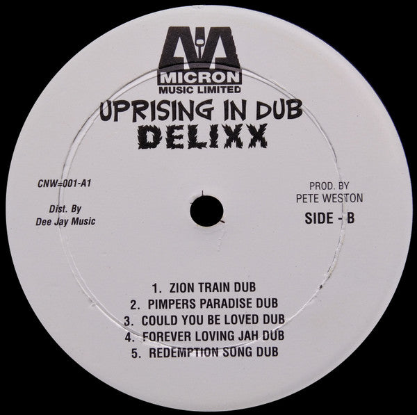 Delixx : Uprising In Dub (LP, RE)
