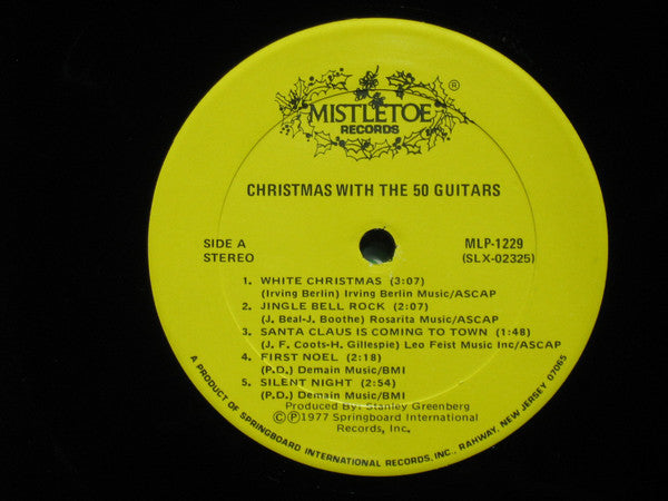 The 50 Guitars* : Christmas With The 50 Guitars (LP, Album)