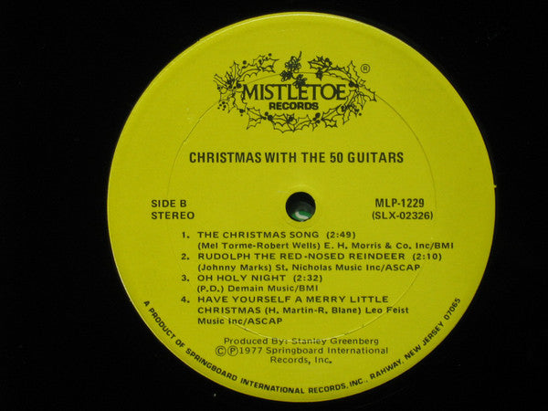 The 50 Guitars* : Christmas With The 50 Guitars (LP, Album)