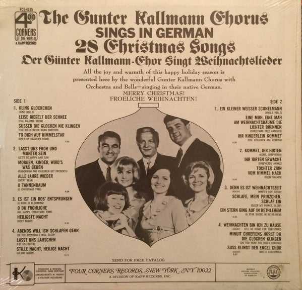 Günter Kallmann Chor : Sings In German 28 Christmas Songs (LP, Album)