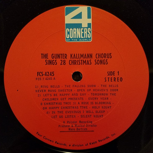 Günter Kallmann Chor : Sings In German 28 Christmas Songs (LP, Album)
