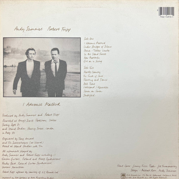 Andy Summers & Robert Fripp : I Advance Masked (LP, Album, C -)