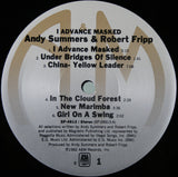 Andy Summers & Robert Fripp : I Advance Masked (LP, Album, C -)