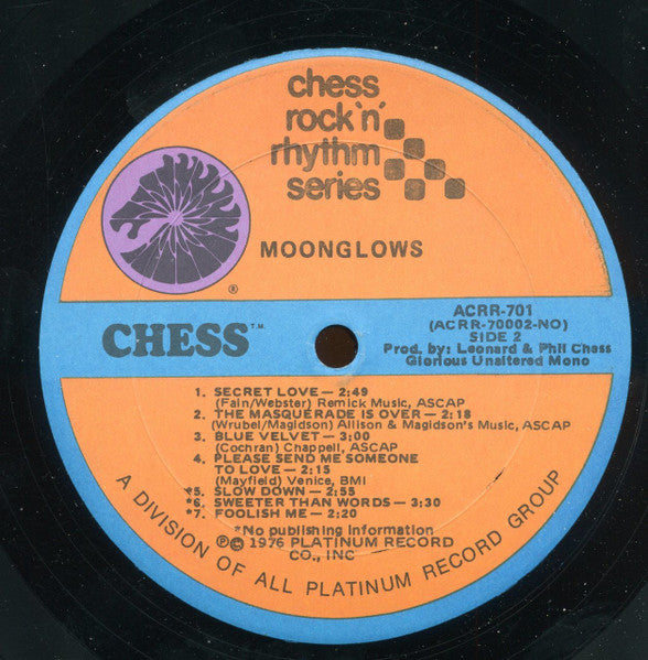 Moonglows* : Moonglows (LP, Comp)