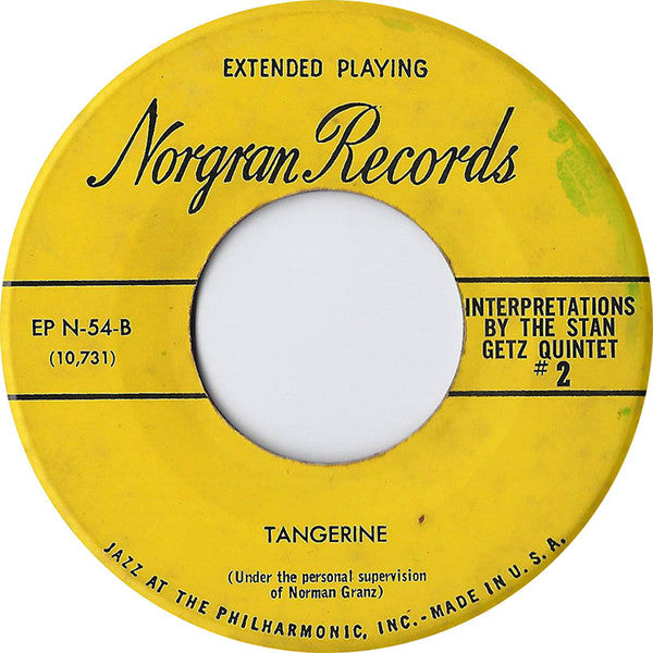 Stan Getz Quintet : Interpretations By The Stan Getz Quintet #2 (7", EP)
