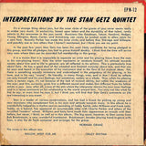 Stan Getz Quintet : Interpretations By The Stan Getz Quintet (7", EP)