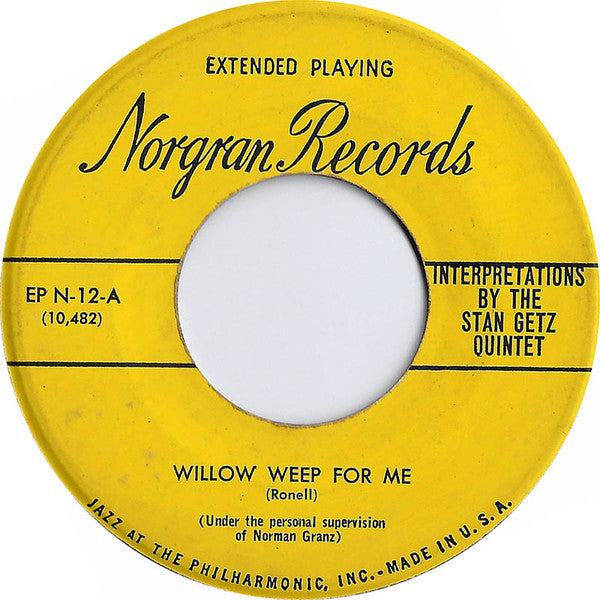 Stan Getz Quintet : Interpretations By The Stan Getz Quintet (7", EP)