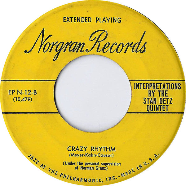 Stan Getz Quintet : Interpretations By The Stan Getz Quintet (7", EP)