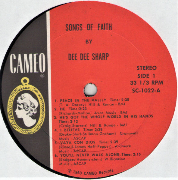 Dee Dee Sharp : Songs Of Faith (LP, Album)