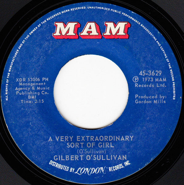 Gilbert O'Sullivan : Get Down (7", Single, Styrene, PH )