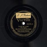 Victor Concert Orchestra : Clair De Lune / Valse Triste (Shellac, 12", Mono)