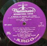 The King's College Choir Of Cambridge Directed By Boris Ord : A Festival Of Lessons And Carols (LP, Mono)