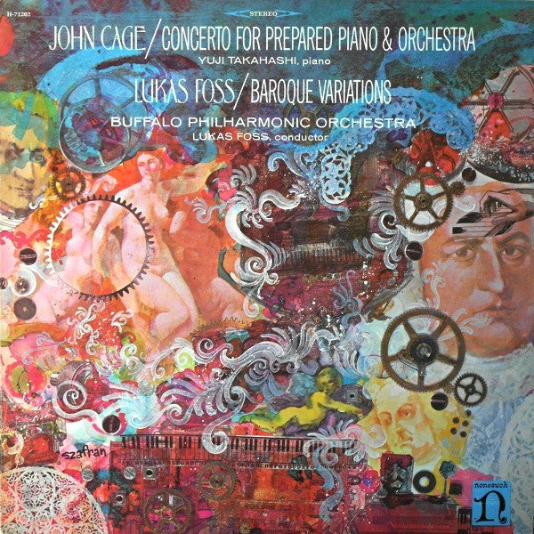 John Cage / Lukas Foss : Concerto For Prepared Piano & Orchestra / Baroque Variations (LP, Album, Gat)