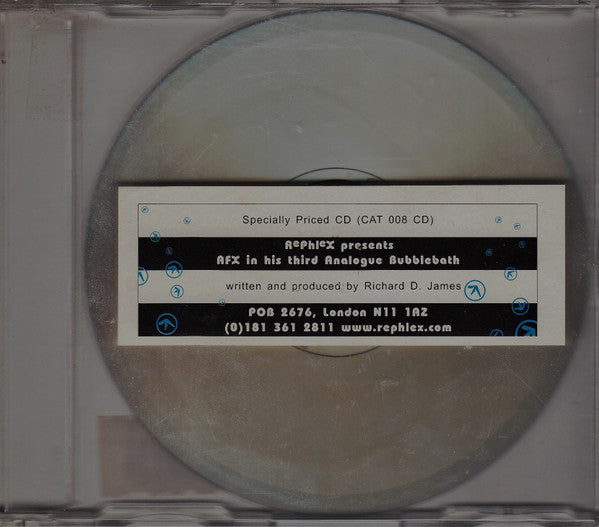 AFX* : AFX In His Third Analogue Bubblebath (CD, Album, RE, Sli)