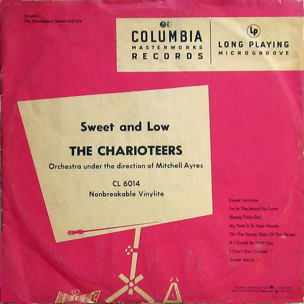 The Charioteers : Sweet And Low (10")