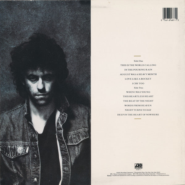 Bob Geldof : Deep In The Heart Of Nowhere (LP, Album)