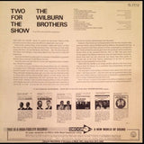 The Wilburn Brothers : Two For The Show (LP, Mono, Promo)