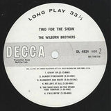 The Wilburn Brothers : Two For The Show (LP, Mono, Promo)