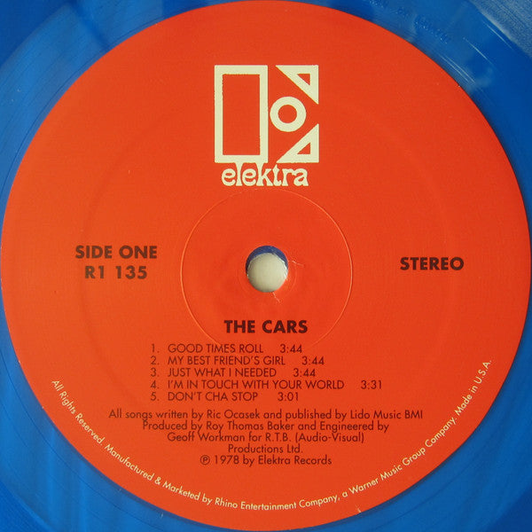 The Cars : The Cars (LP, Album, Ltd, RE, Blu)