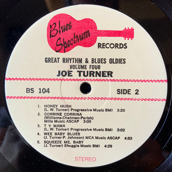 Big Joe Turner : Great Rhythm & Blues Oldies Volume 4 - Joe Turner (LP)