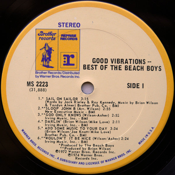 The Beach Boys : Good Vibrations: Best Of The Beach Boys (LP, Comp, San)